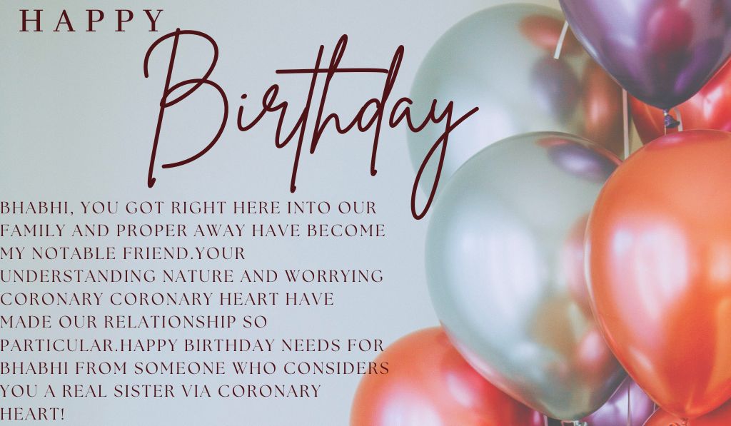 Birthday Wishes for Bhabhi from Nanad (देवरानी-जिठानी की तरफ से)
