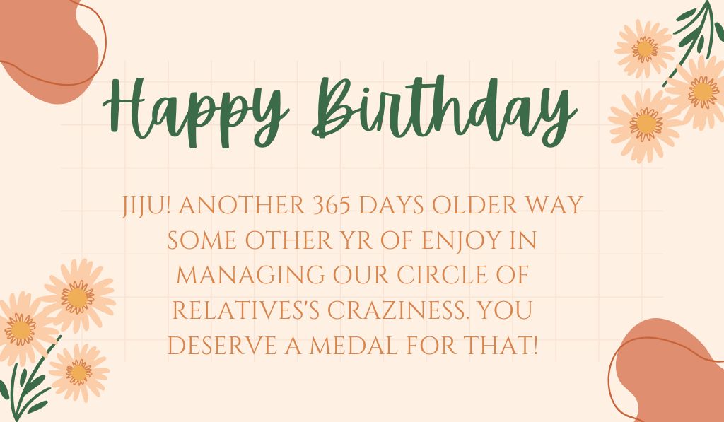 Short & Sweet Birthday Wishes for Jiju