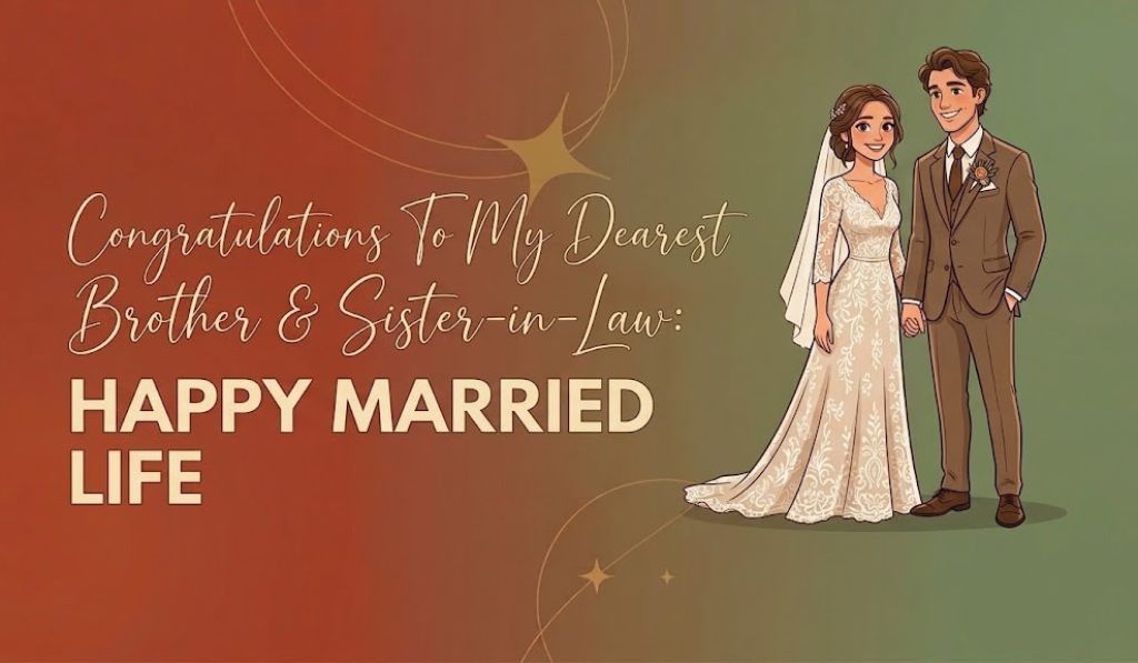 Marriage Wishes for Brother