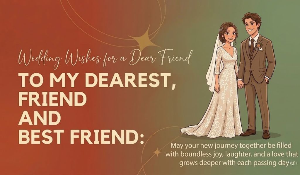 Wedding Wishes for Friend and Best Friend
