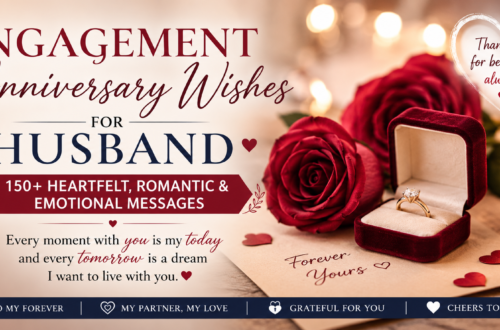 💍 Engagement Anniversary Wishes for Husband: 150+ Heartfelt, Romantic & Emotional Messages