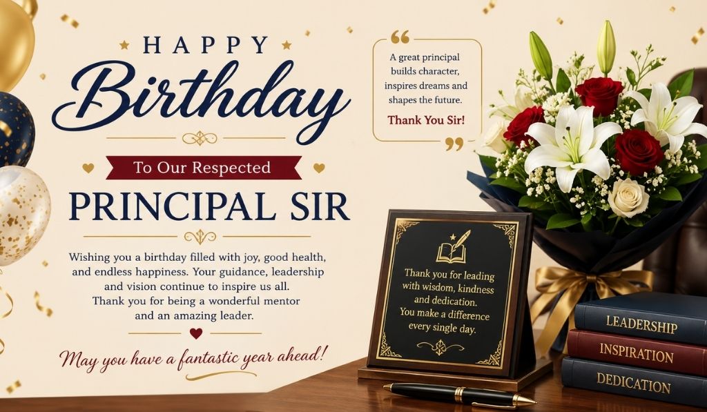 Birthday wishes for principal sir