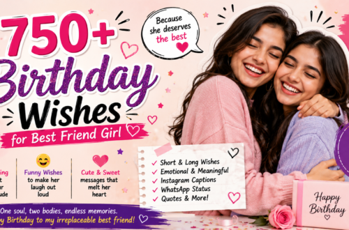 750+ Birthday Wishes for Best Friend Girl 💕 (Heart Touching, Funny & Cute)