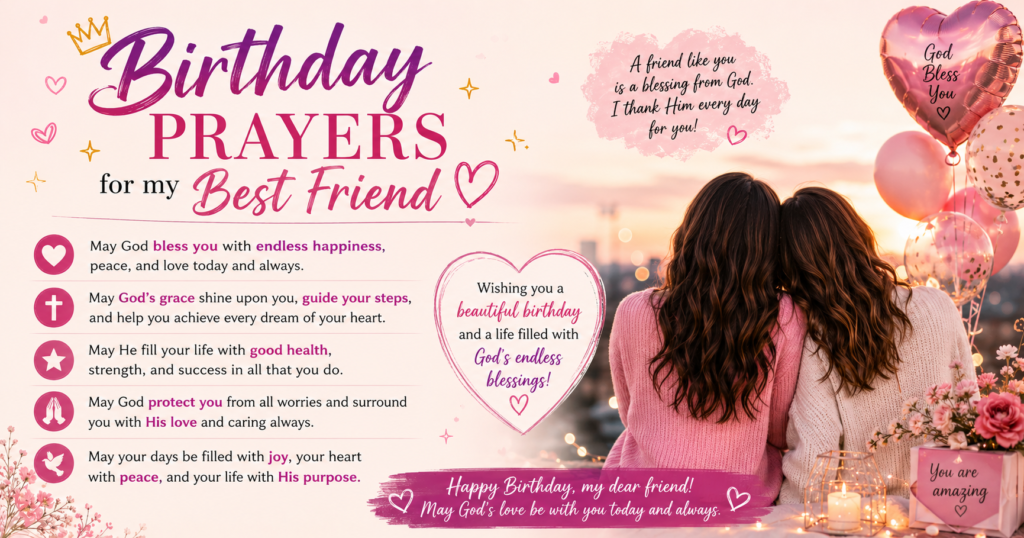 Birthday Prayers for Best Friend Girl