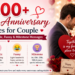 400+ Happy Anniversary Wishes for Couple — Heartfelt, Romantic, Funny & Milestone Messages