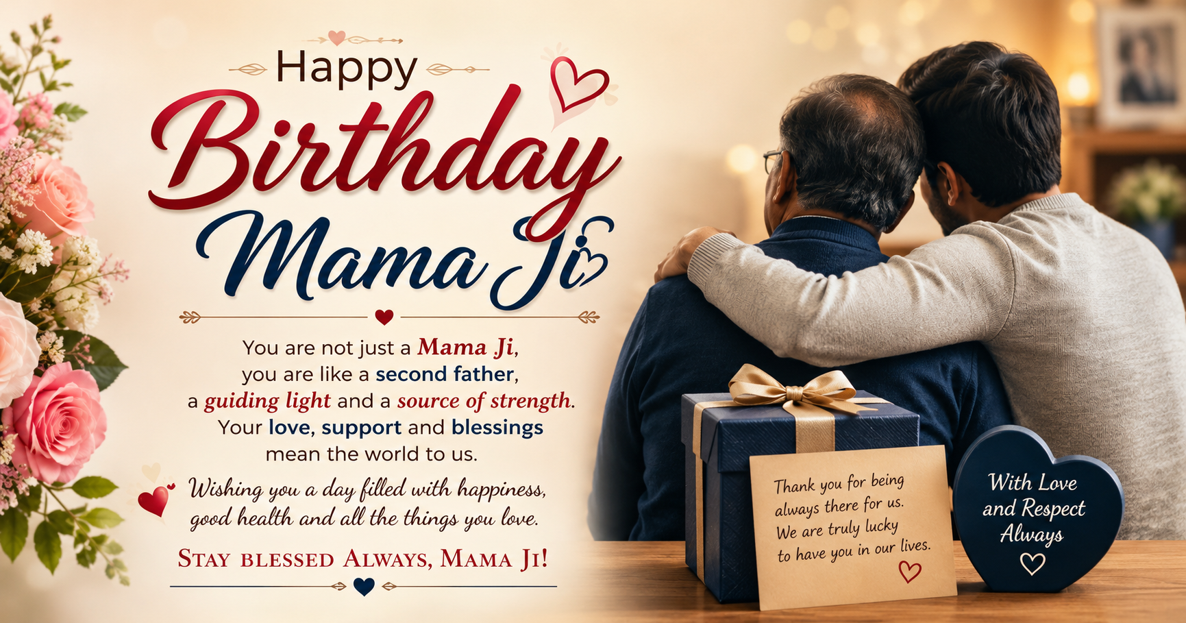 Heart Touching Birthday Wishes for Mama Ji