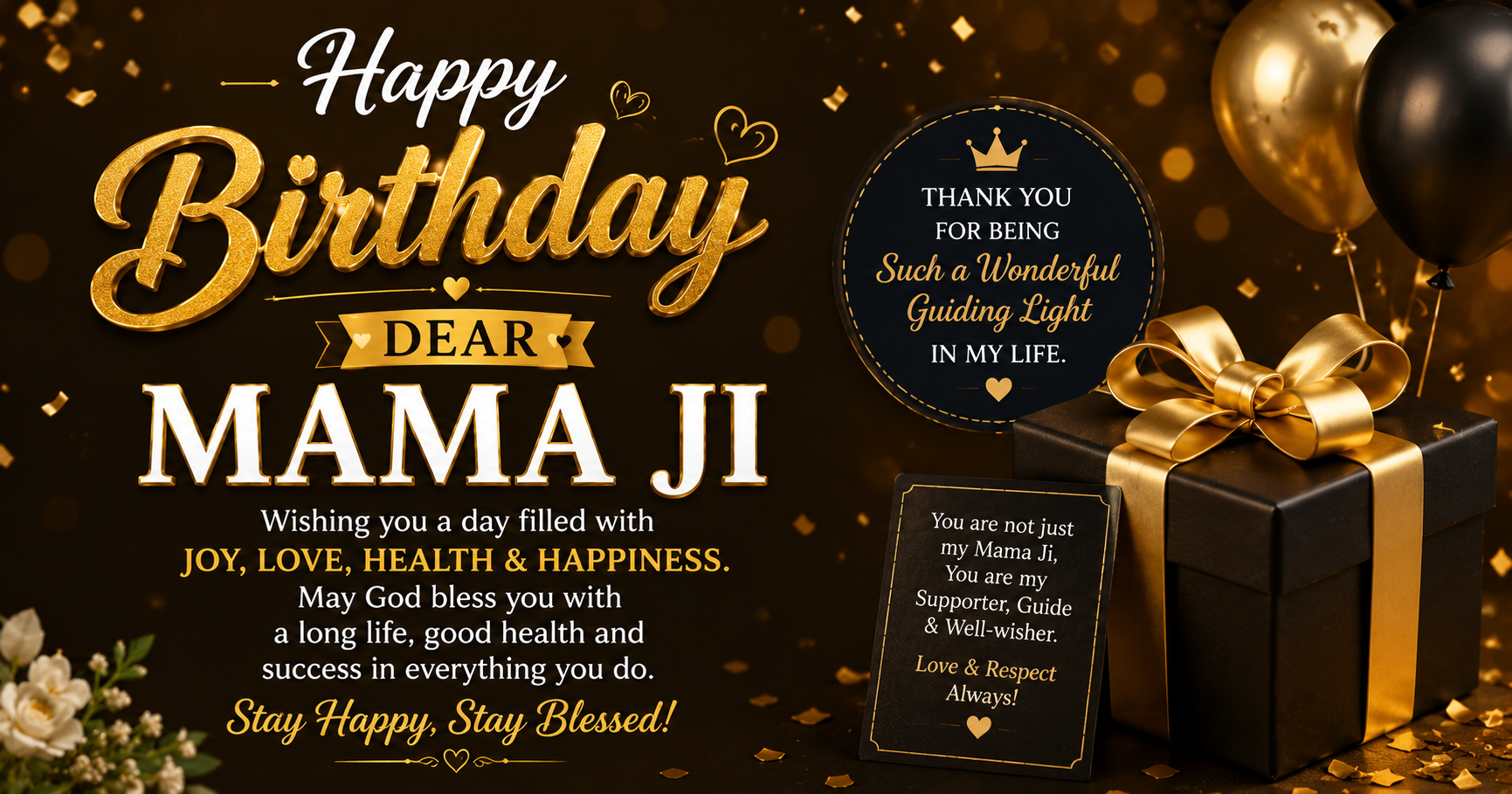 Birthday Wishes for Mama Ji (WhatsApp Status)