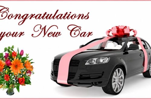 Congratulations on your new car