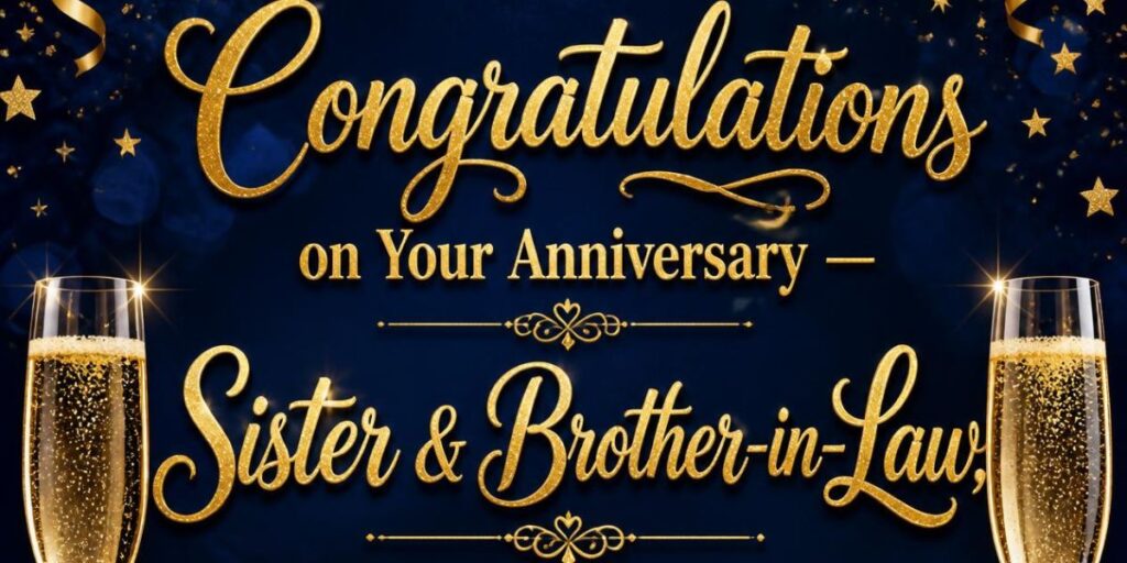 Heart Touching Anniversary Wishes for Sister and Brother in Law