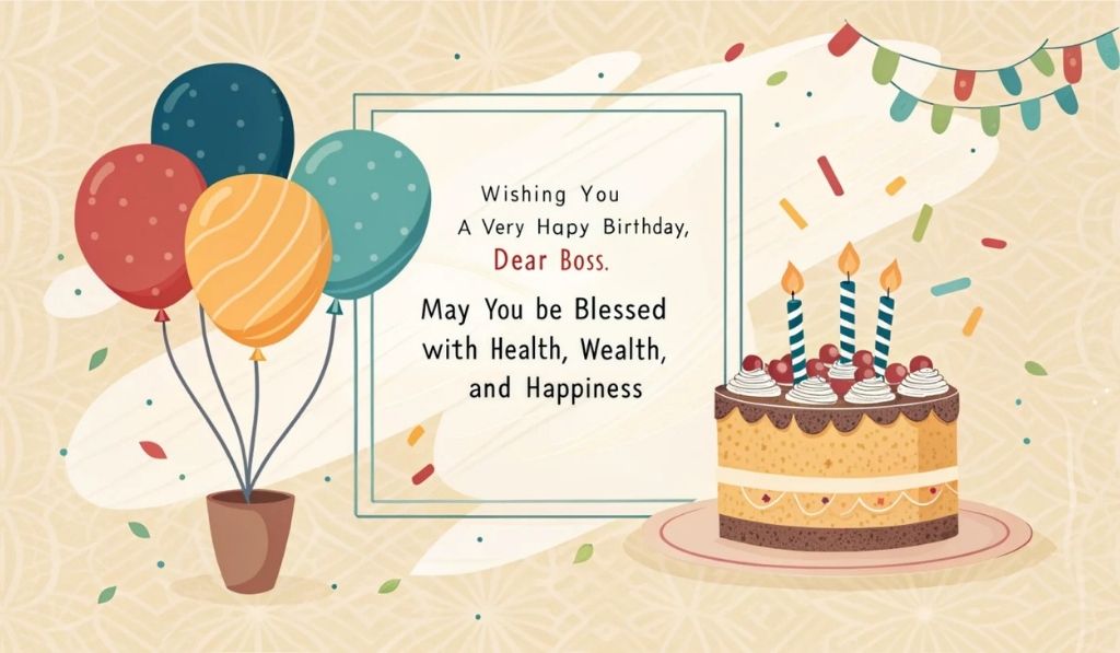 Professional birthday wishes for sir (boss, manager, or senior)