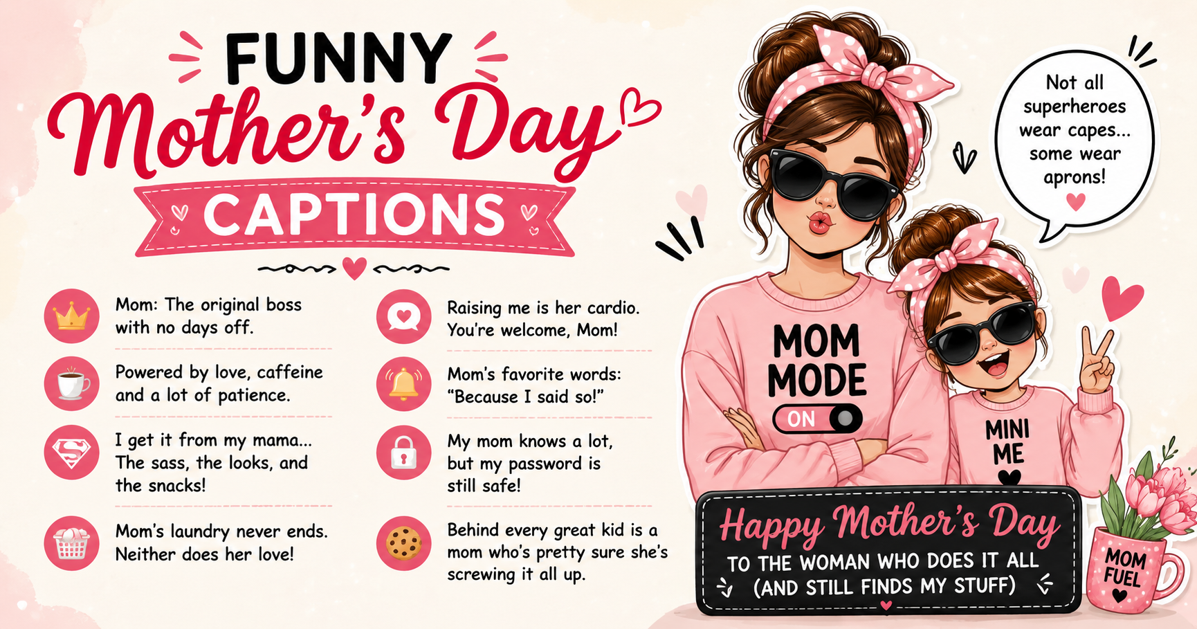 Funny Mother's Day Captions