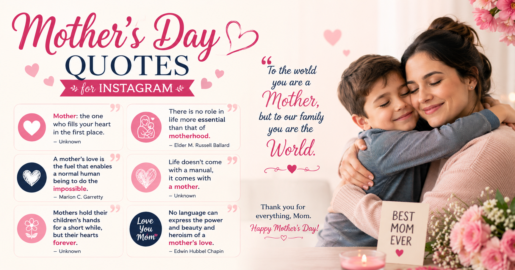 Mother's Day Quotes for Instagram