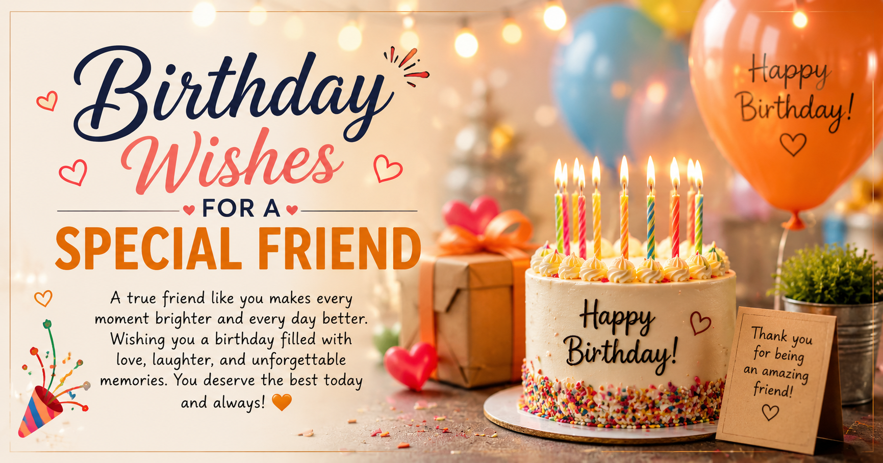 Birthday Wishes for a Special Friend