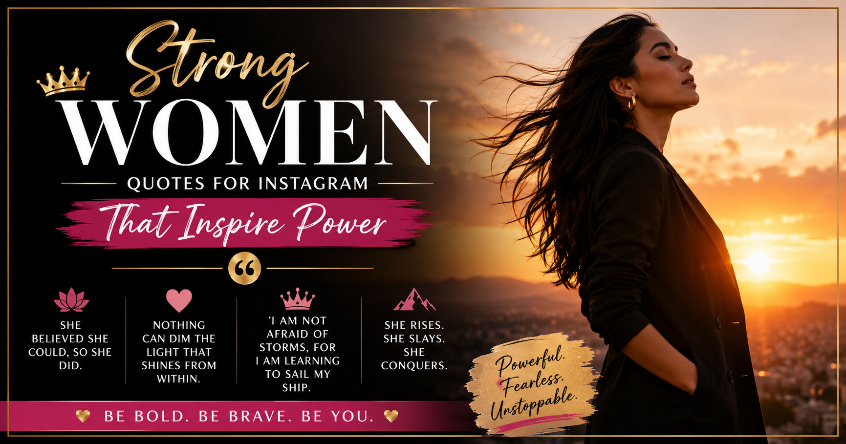 🔥 Strong Women Quotes for Instagram That Inspire Power