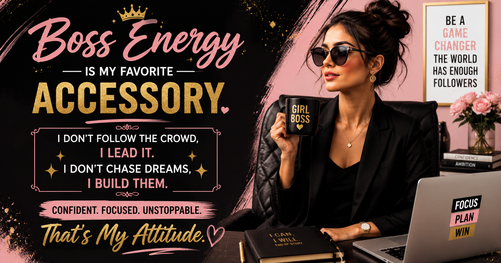 👠 Boss Energy & Attitude Quotes for Confident Women