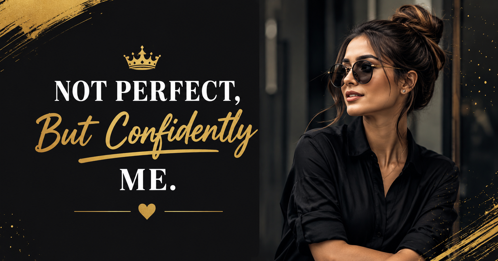🖤 One Line Confident Woman Captions