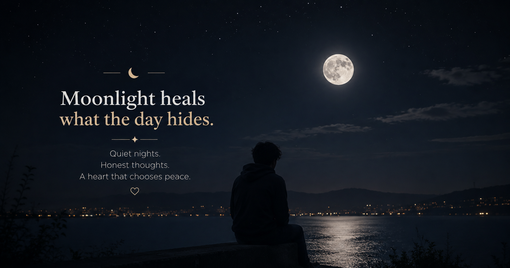 Deep Aesthetic Moon & Night Captions 🌙