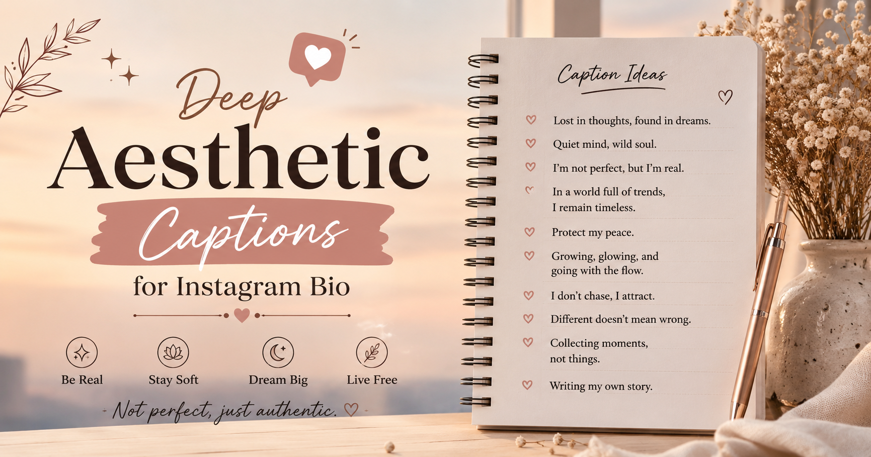 Deep Aesthetic Captions for Instagram Bio 📝