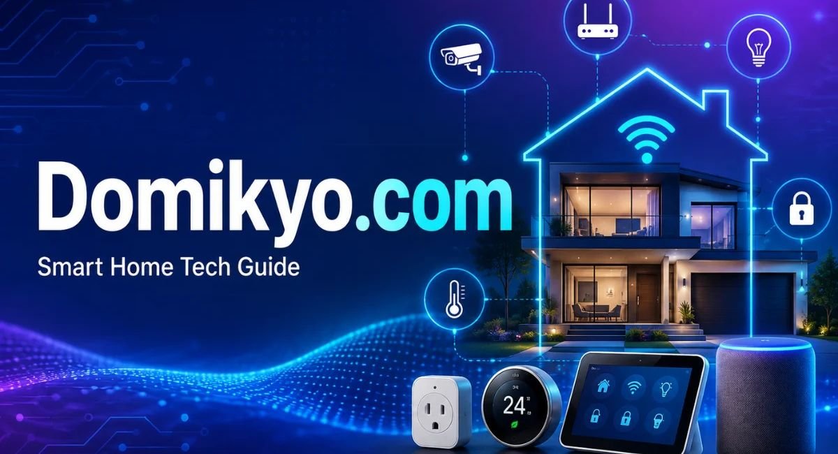 Domikyo.com: A Complete Guide to Smart Home Technology, Digital Connectivity, IoT, and Modern Living