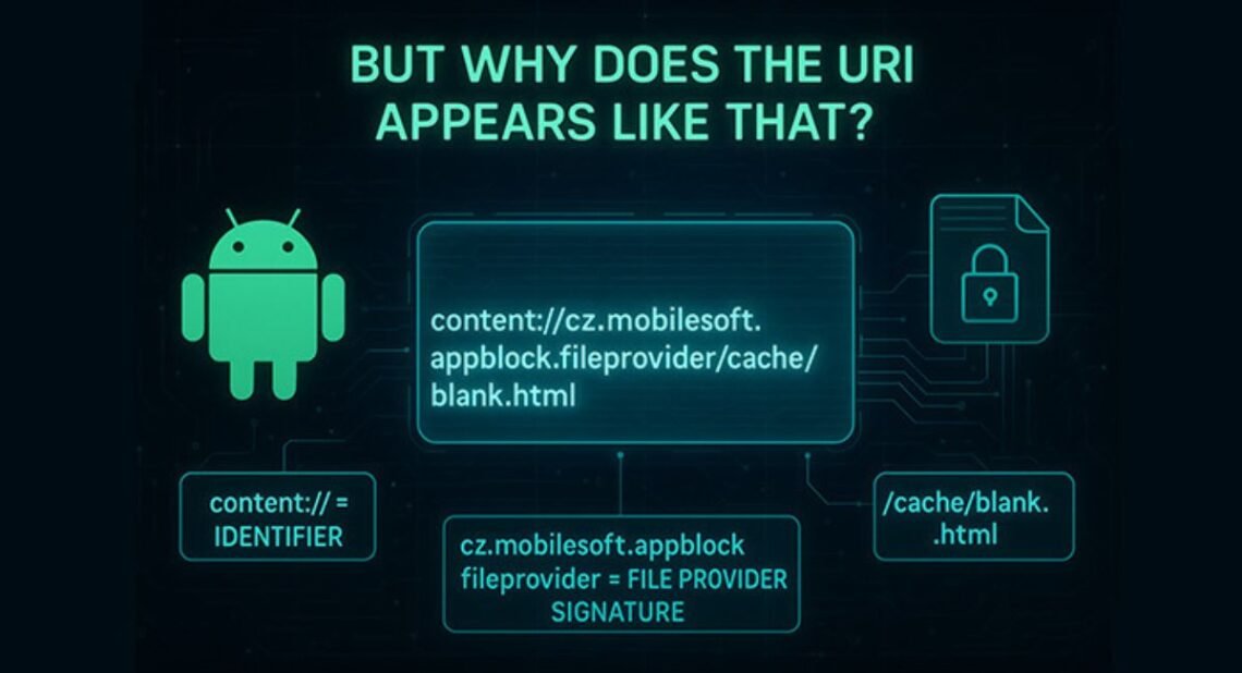 content://cz.mobilesoft.appblock.fileprovider/cache/blank.html: Meaning, Causes, Safety, and How to Fix It