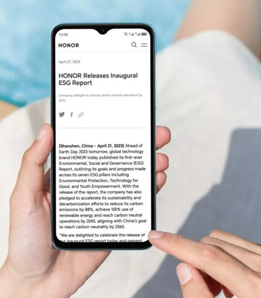 HONOR Smartphone Display Guide for Outdoor Use