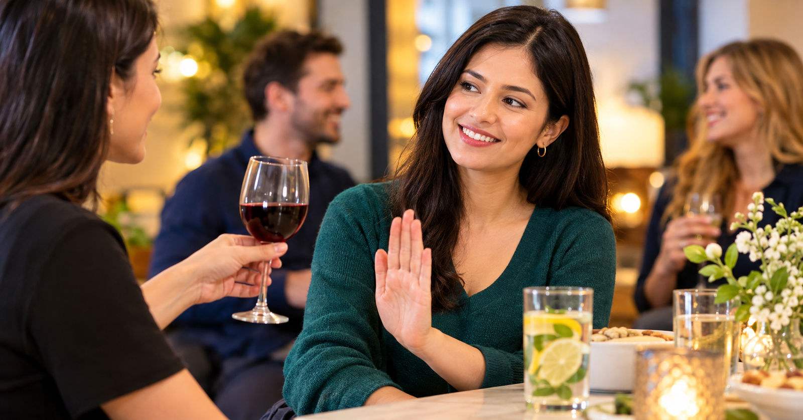 "I'm Not Drinking Tonight": What to Say, and What Not to Say, When Someone Turns Down a Drink