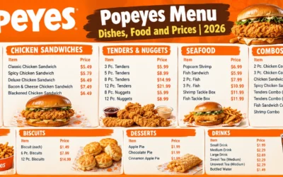 Popeyes Menu With Prices: Complete Guide to Chicken, Sandwiches, Sides, Combos, and Deals