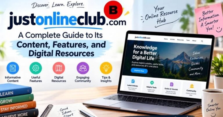 JustOnlineClub.com: A Complete Guide to Its Features, Content, Benefits, and Online Safety